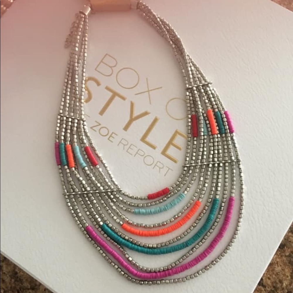 New Collar beaded necklace